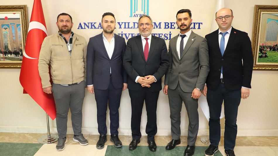 YILDIRIM BEYAZIT ÜNİVERSİTESİ REKTÖRÜ PROF. DR. ALİ CENGİZ KÖSEOĞLU’NA ZİYARETTE BULUNDUK.